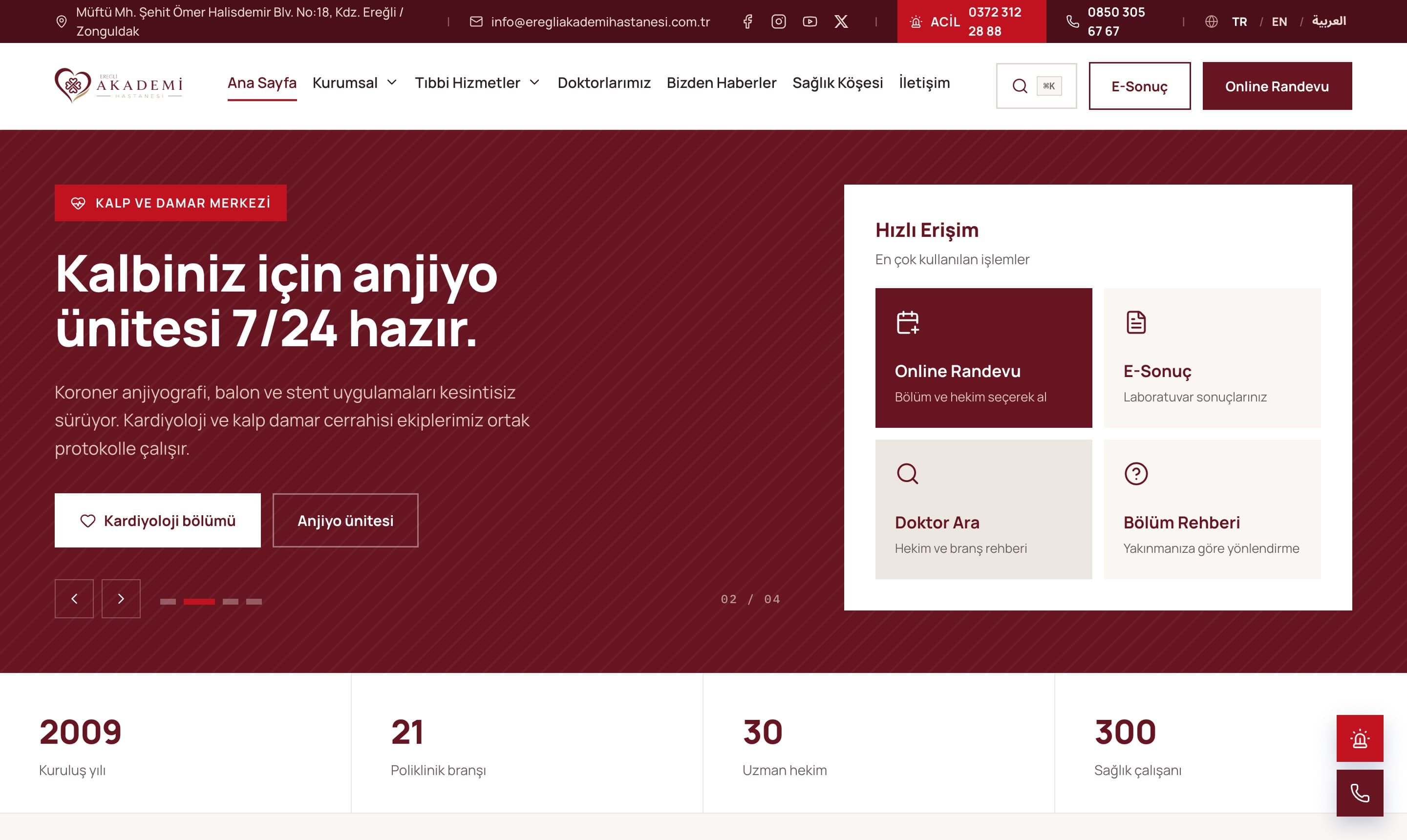 Ereğli Akademi Hastanesi
